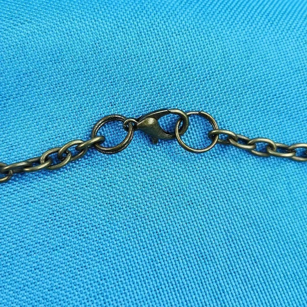 🔹️NWT Bronze Chain & Eiffel Tower, Charms, & Bead Pendant Necklace - Picture 10 of 10